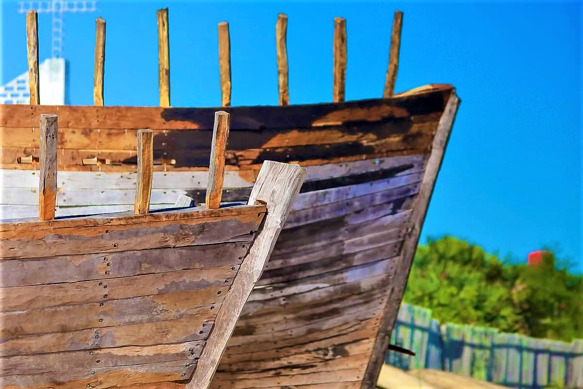 Goélette en construction